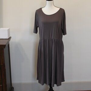 Zenana Outfitters Grey Dress Sz 1X